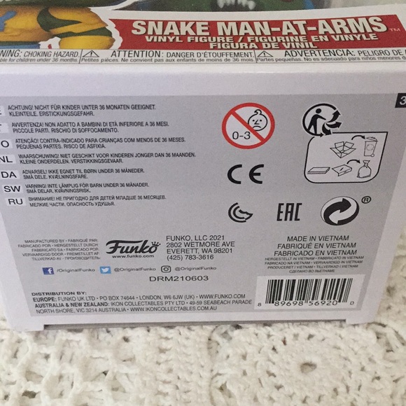 Pop Figure Snake Man At Arms Masters Of Universe - Picture 7 of 8